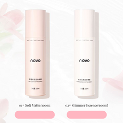 NOVO Setting Spray: Fast film formation, long-lasting oil control, smudge-proof, waterproof, sweat-resistant, hydrating spray.