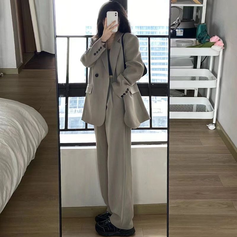 Korean version loose and slim two-piece High end suit