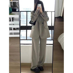 Korean version loose and slim two-piece High end suit