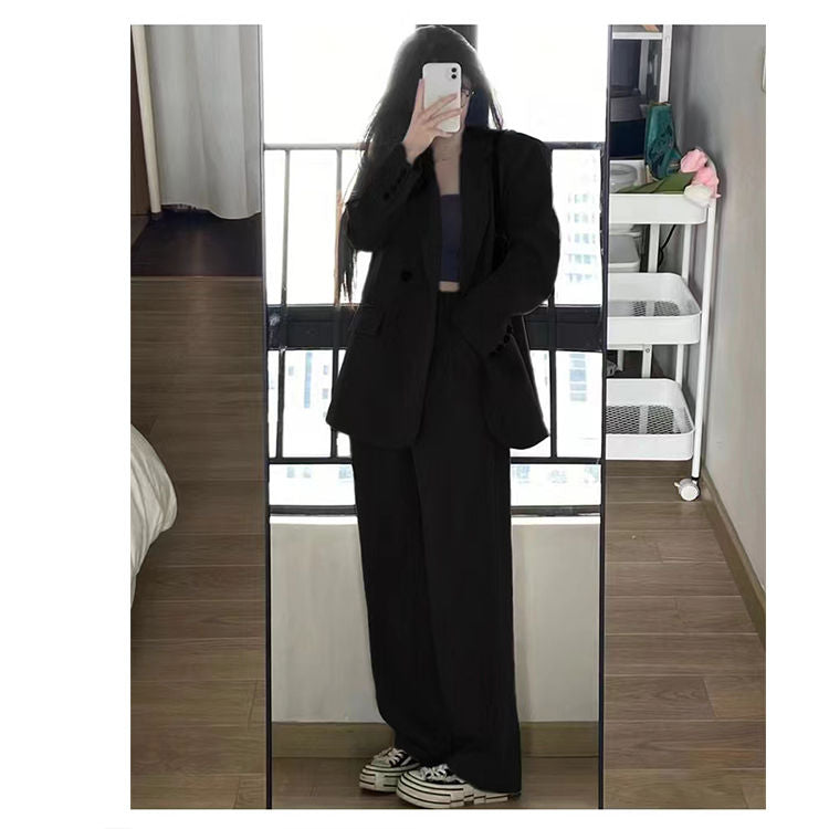 Korean version loose and slim two-piece High end suit