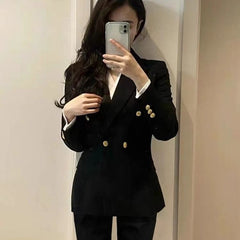 Formal wear no ironing high-end professional suit Blazer and Formal pants suits