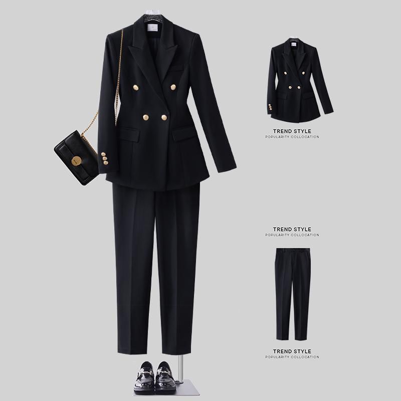 Formal wear no ironing high-end professional suit Blazer and Formal pants suits