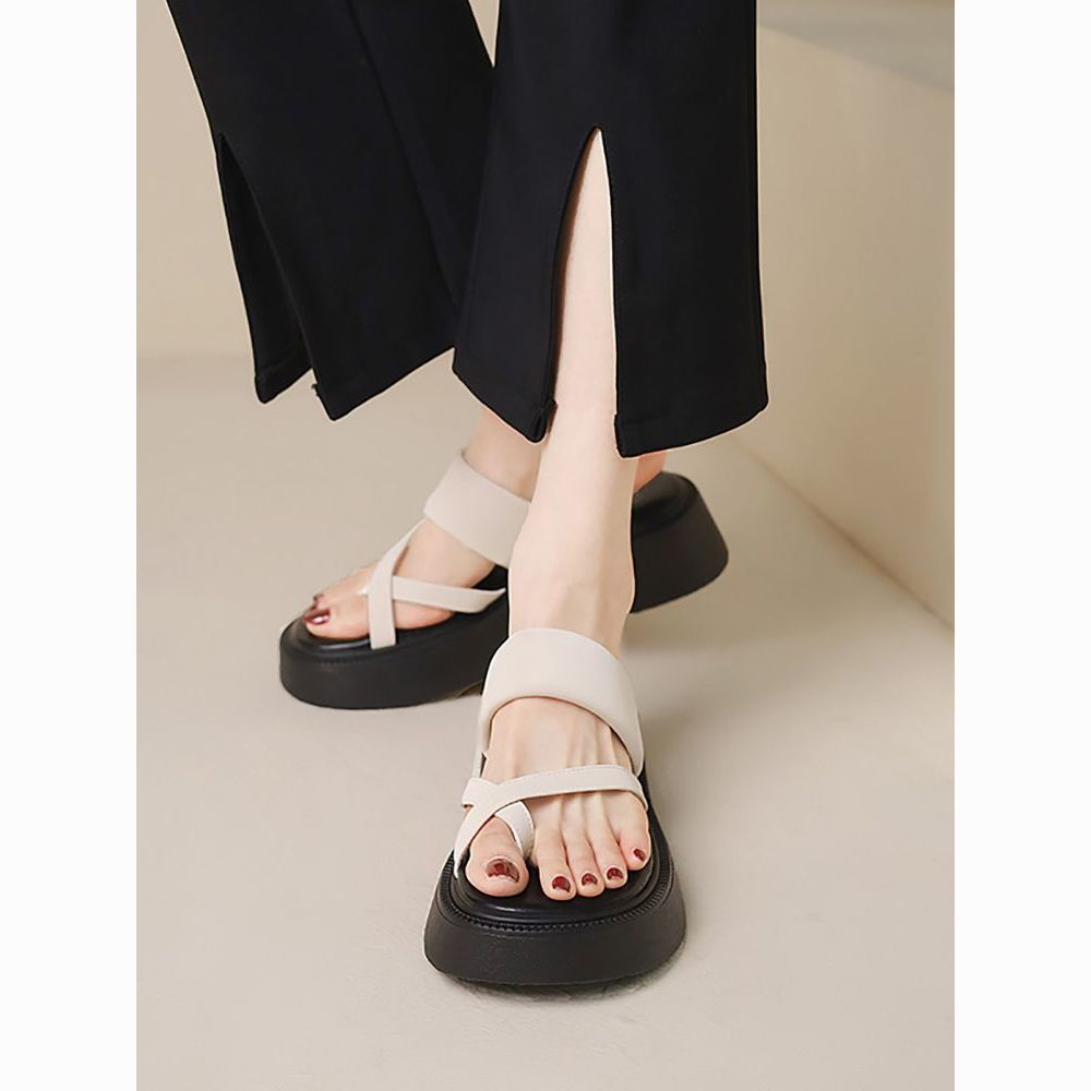 Summer new style versatile platform thick-soled non-slip slippers fashionable flip-flops