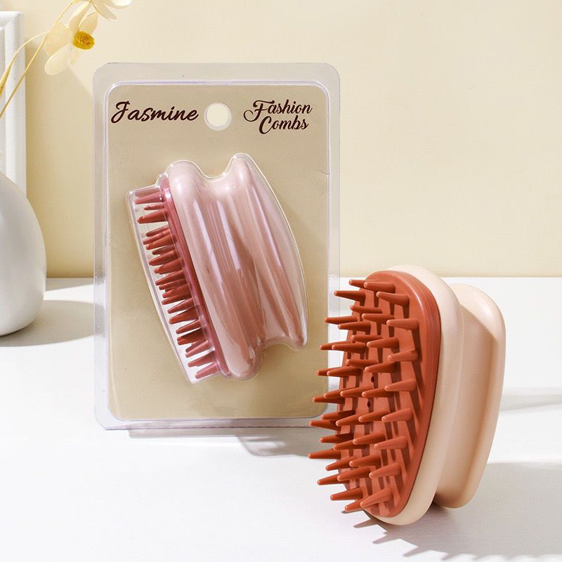 Premium Silicone Shampoo Brush – Scalp Massager & Deep Cleaning Hair Scrubber for Men and Women