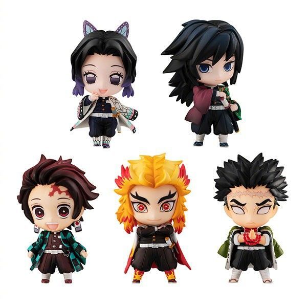 Demon Slayer: Kimetsu no Yaiba Figures, Tanjiro, Rengoku Kyojuro, Shinobu Kocho, Hashira Models, Anime Merchandise, Display Statues, Gift Toys