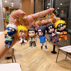 Cute Naruto Keychain Pendant, Q-Version Keychain for Backpack, Featuring Naruto and Kakashi, Backpack Charm, Gifts