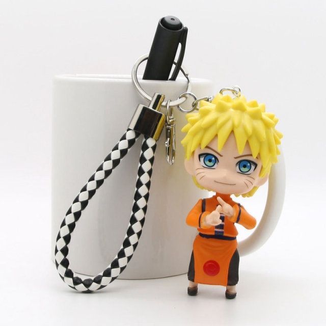 Naruto Keychain Pendant, Featuring Naruto Figurine, Neji, Kakashi, Backpack, Car Accessories, Tsunade, Hinata, Sasuke Charms.