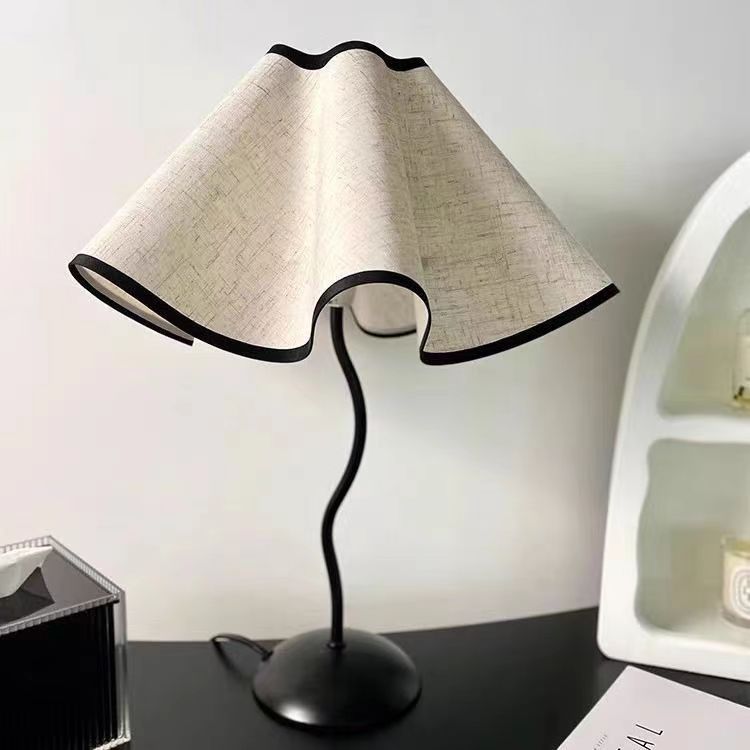 Petal Umbrella Table Lamp – Elegant Minimalist Aesthetic Night Light for Bedroom and Study