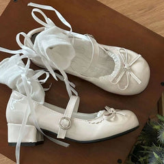 Spring Chic Platform Mary Jane Shoes