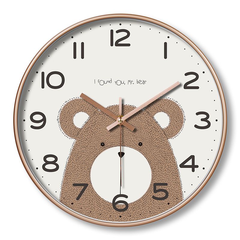 Silent Quartz Wall Clock – Creative Artistic Design for Living Room, Non-Punch Installation