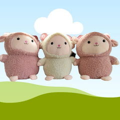 Soft & Cuddly Wool Lamb Toy – Organic Lamb Plush for Kids and Collectors