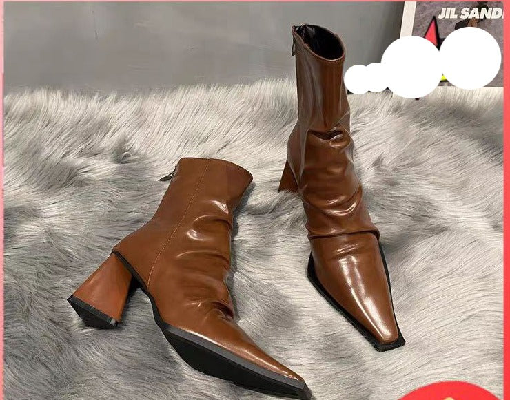 Brown Ankle Boots