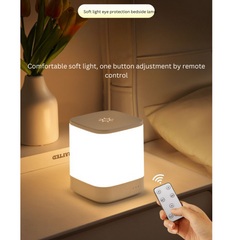 Rechargeable Touch Night Light for Nursing, Eye-Caring Bedside Lamp for Sleep