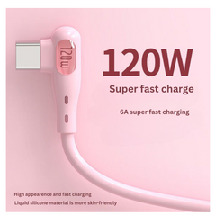 High-Speed Charging Cable for Huawei, Xiaomi, and OPPO | 120W Super Fast Charging, 6A Capacity