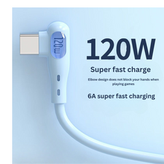 High-Speed Charging Cable for Huawei, Xiaomi, and OPPO | 120W Super Fast Charging, 6A Capacity