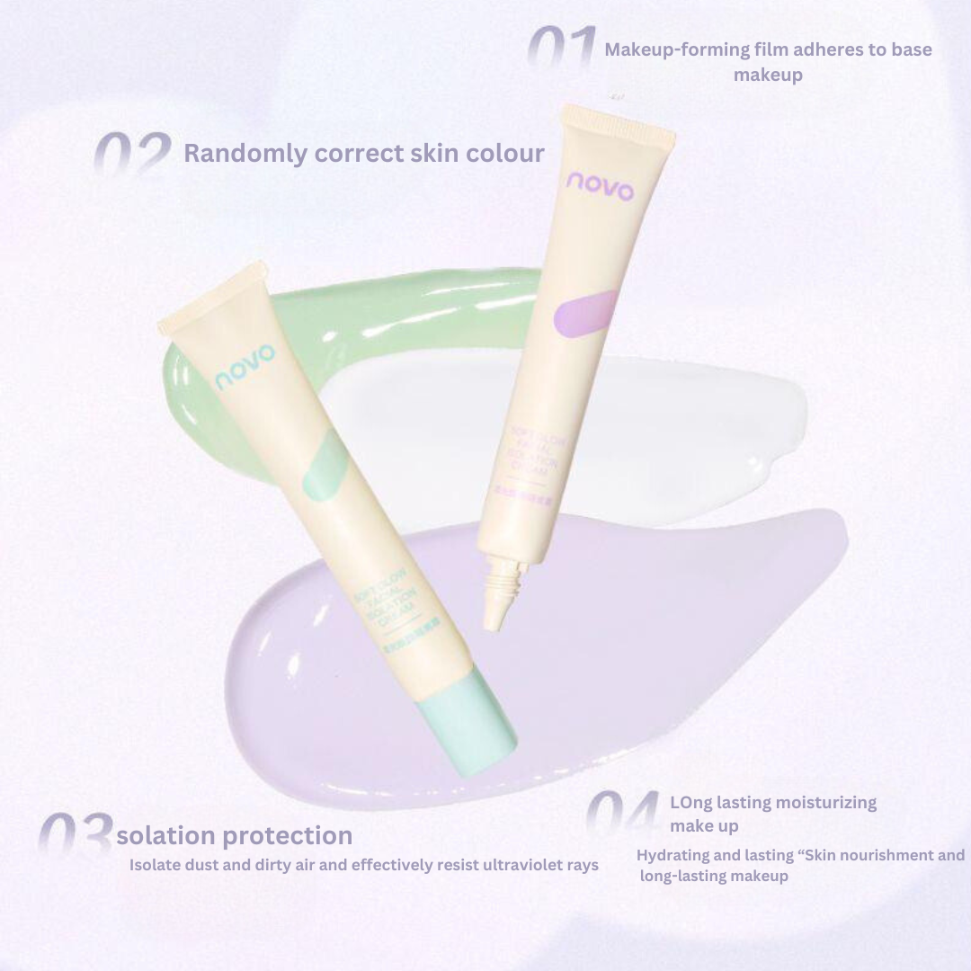 NOVO Hydrating Tone-Up Primer - Brightening & Color Correcting Cream