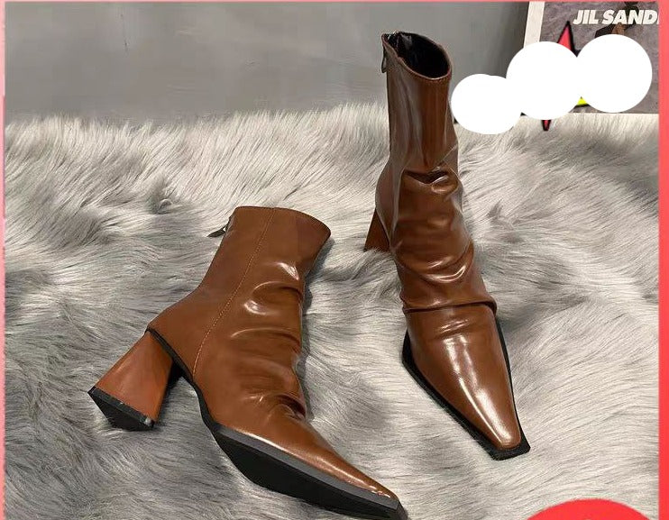 Brown Ankle Boots