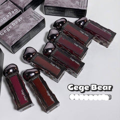 GEGE bear Pseudo-natural mirror water light lip glaze