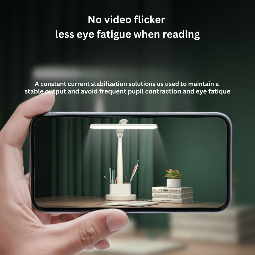 Eye-Caring LED Desk Lamp - Rechargeable Study Light for Kids and Students