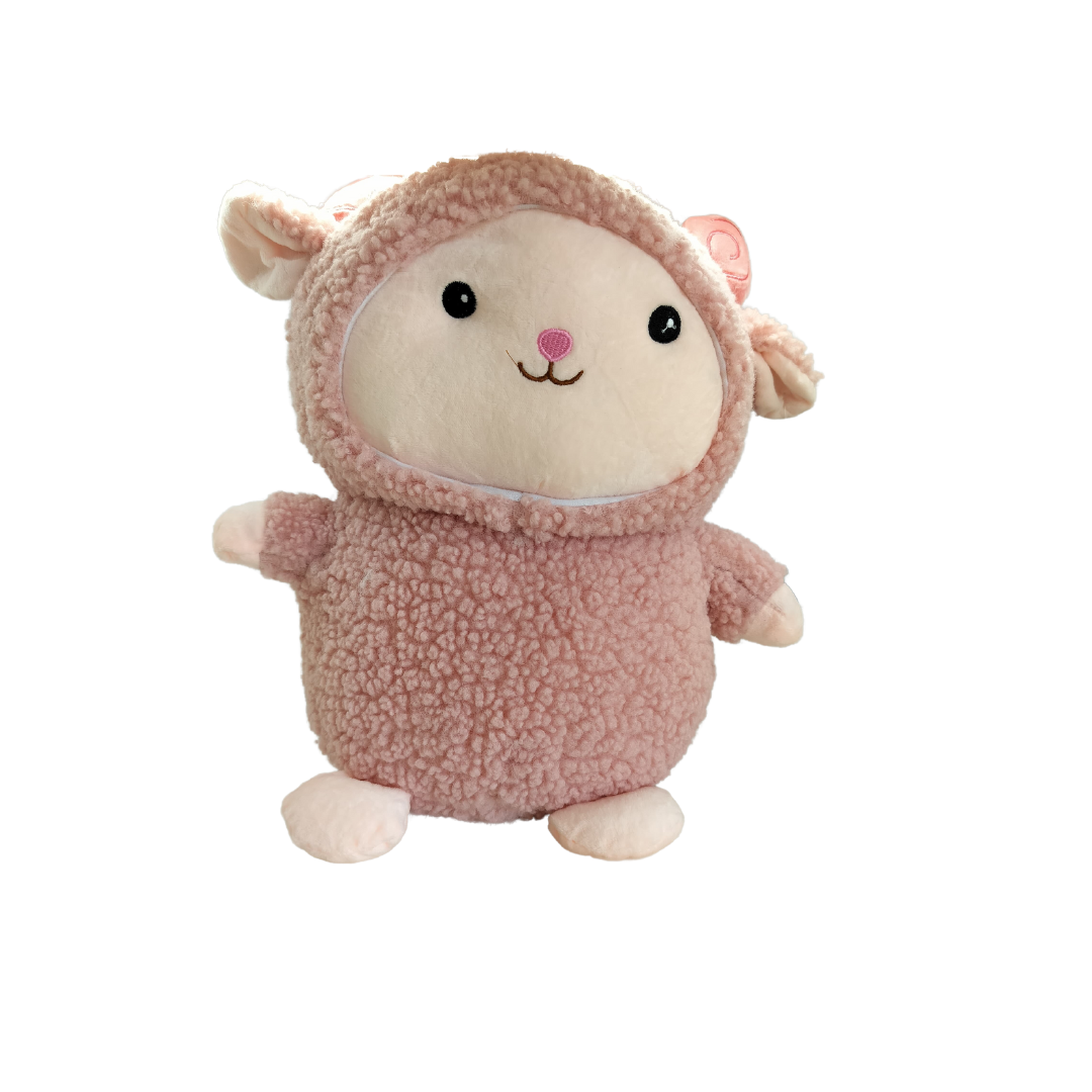 Soft & Cuddly Wool Lamb Toy – Organic Lamb Plush for Kids and Collectors