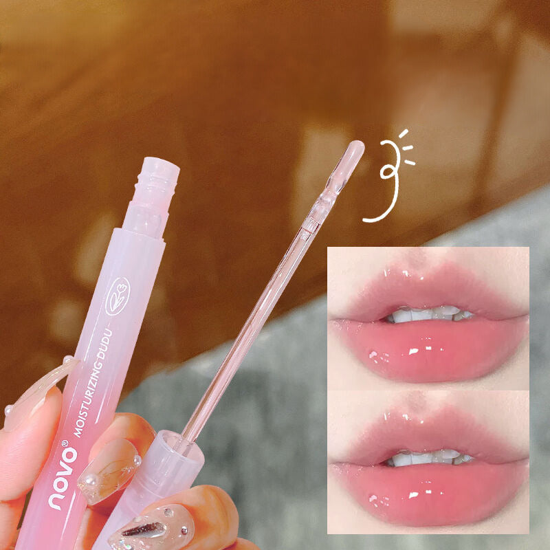 NOVO Lip Oil: Moisturizing and nourishing lip gloss, lip tint, and transparent lip balm