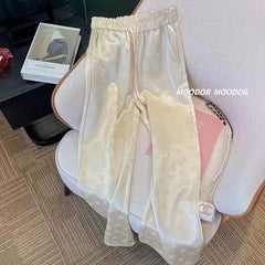 Satin summer loose Pants