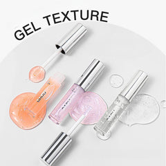 NOVO Hydrating Lip Gloss – Plumping, Exfoliating, Reduces Lip Lines, Moisturizing Lip Oil, Clear and Transparent Gloss