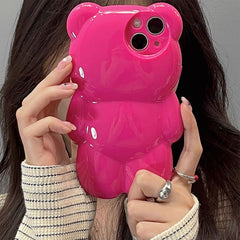 Pink bear Case