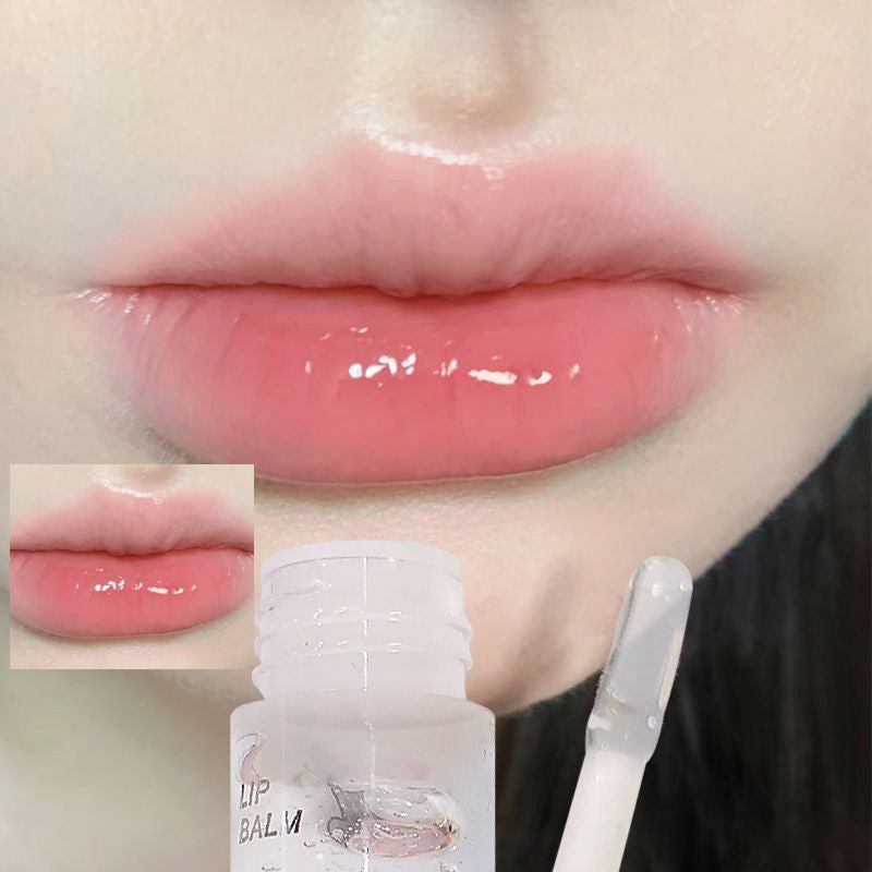 NOVO Hydrating Lip Gloss – Plumping, Exfoliating, Reduces Lip Lines, Moisturizing Lip Oil, Clear and Transparent Gloss