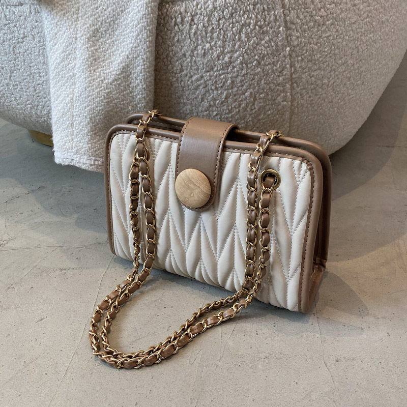 Nude And Brown Cross body bag for women