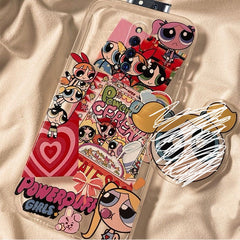 Powerpuff girls transparent case