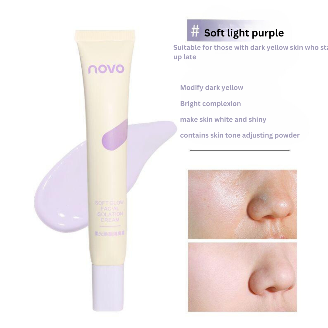 NOVO Hydrating Tone-Up Primer - Brightening & Color Correcting Cream