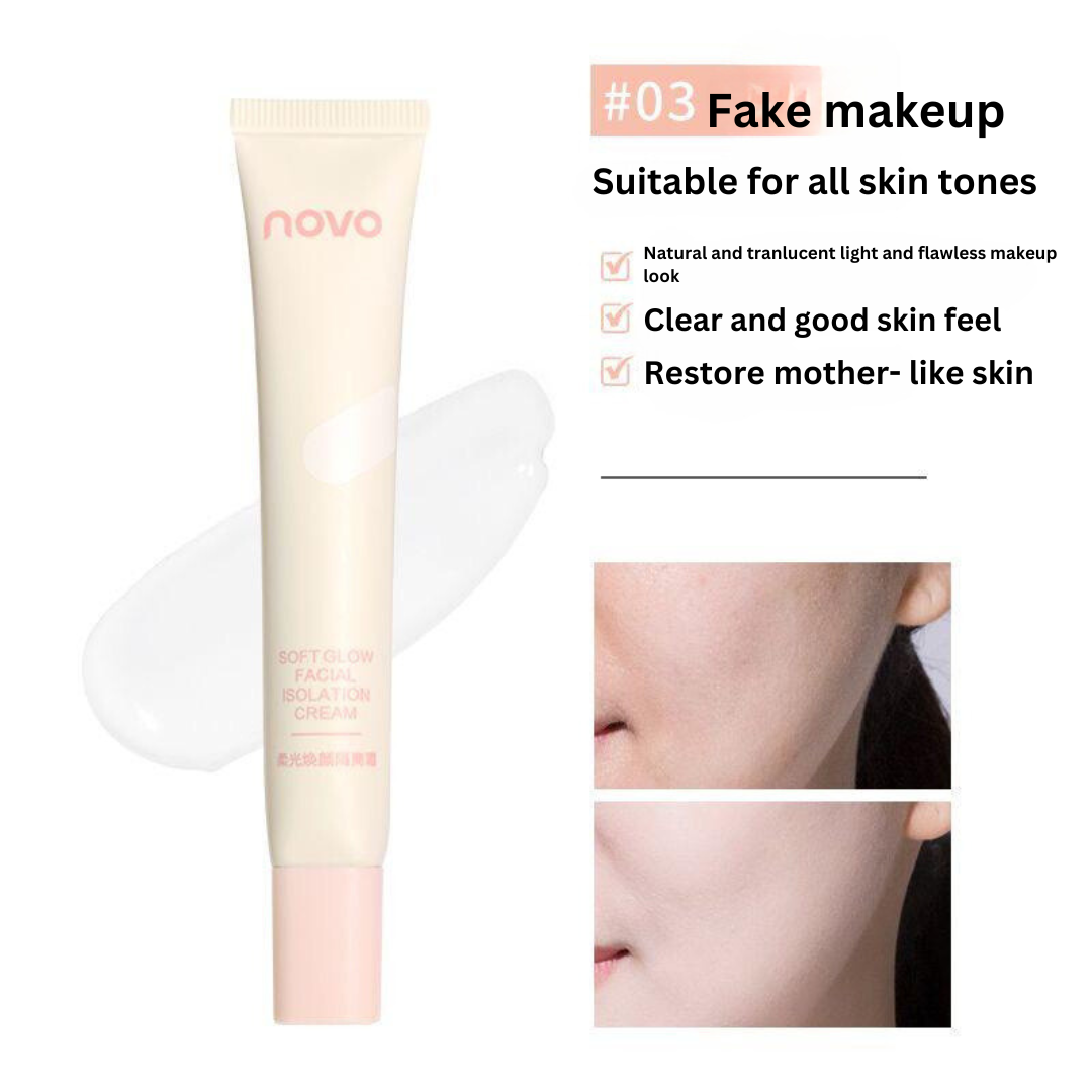 NOVO Hydrating Tone-Up Primer - Brightening & Color Correcting Cream