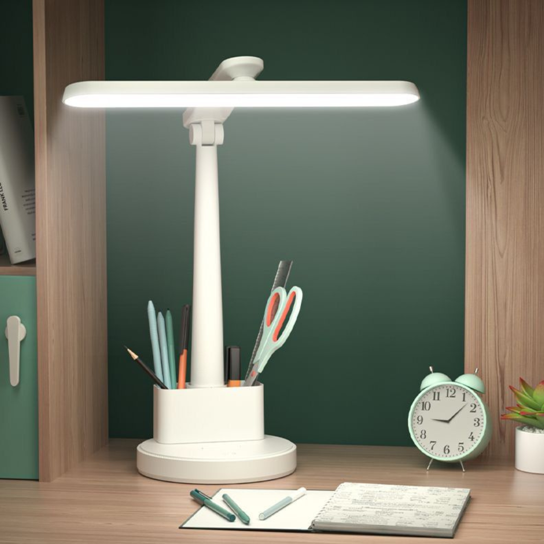 Eye-Caring LED Desk Lamp - Rechargeable Study Light for Kids and Students