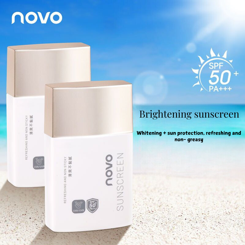 NOVO Sunscreen: UV Protection, Isolation, 2-in-1 Anti-Aging, Long-Lasting Sunscreen Lotion, Refreshing and Non-Greasy.