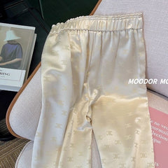 Satin summer loose Pants