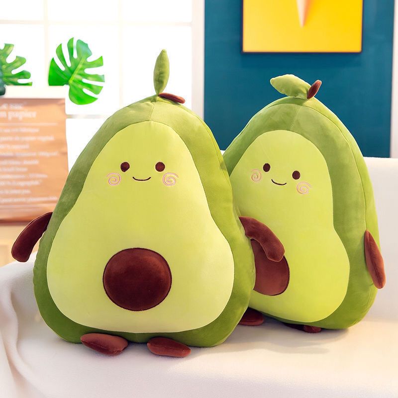 Avocado plush toy doll, pillow doll soft, cuddly companion