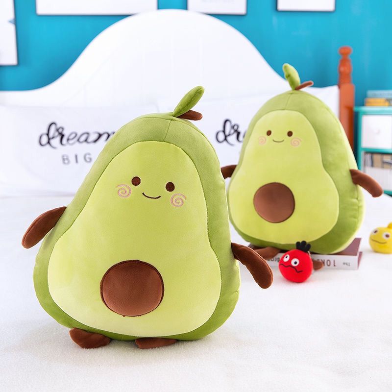 Avocado plush toy doll, pillow doll soft, cuddly companion