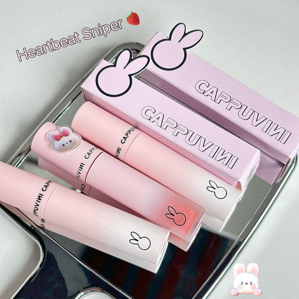 Cappuvini’s Pink moisturising macaroon lip tint.