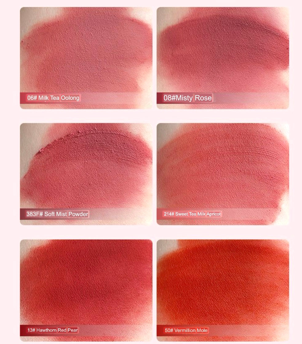 NOVO lip mud matte finish long lasting color dual-purpose