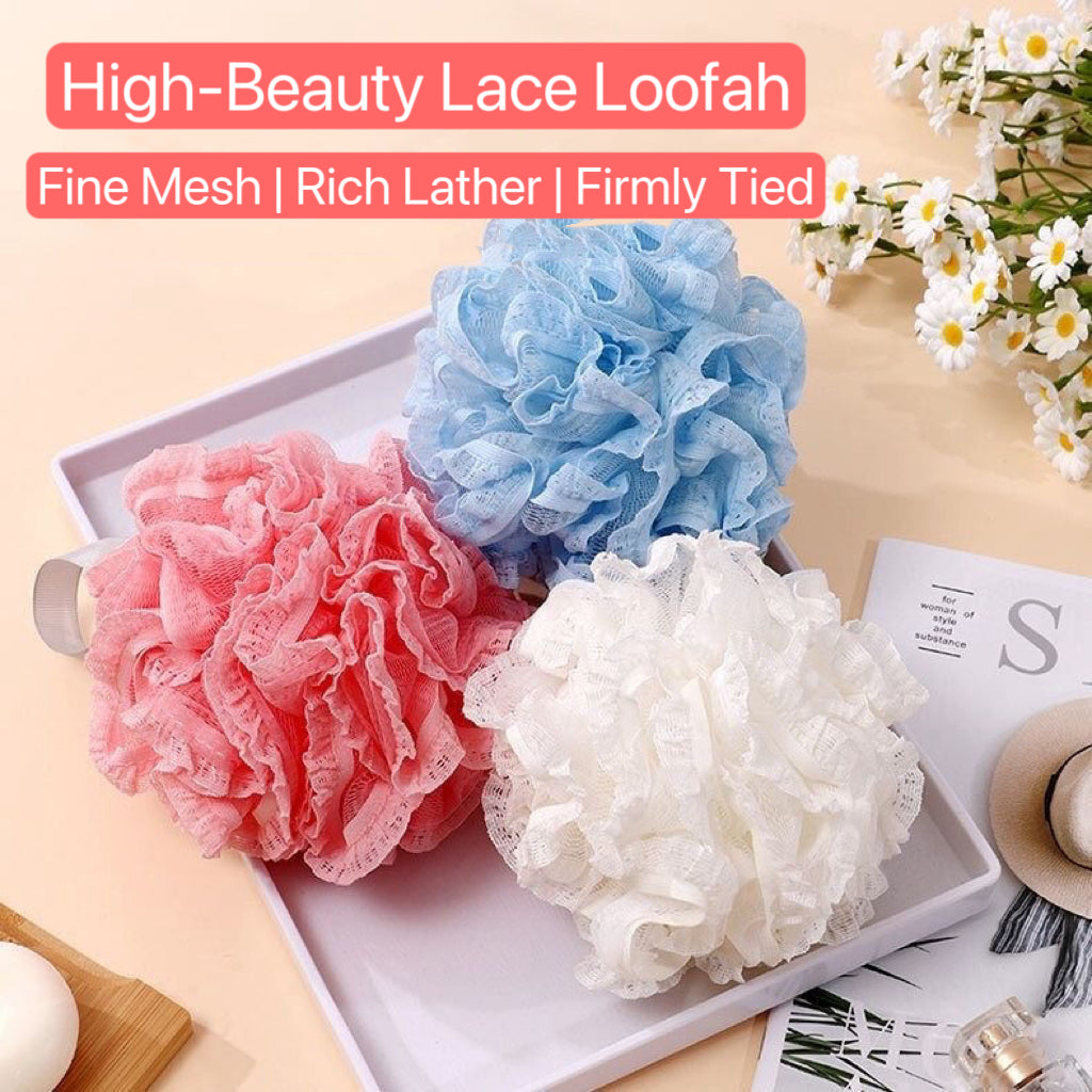 Luxe Lace Large Bath Loofah