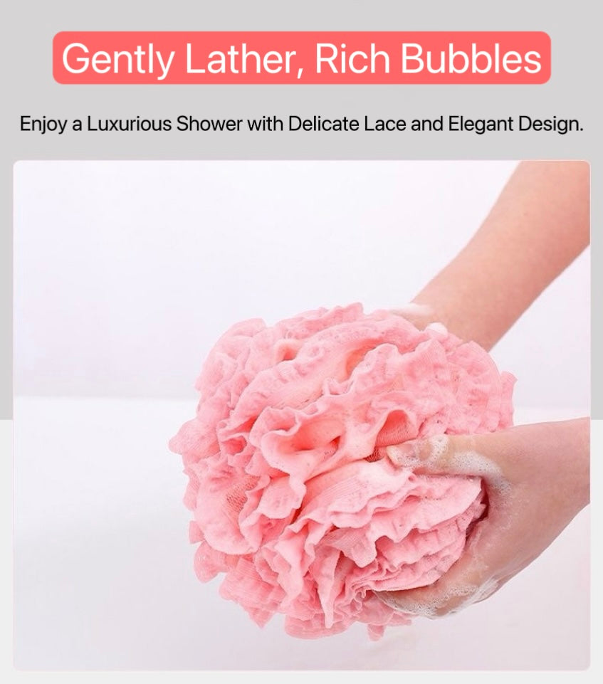 Luxe Lace Large Bath Loofah