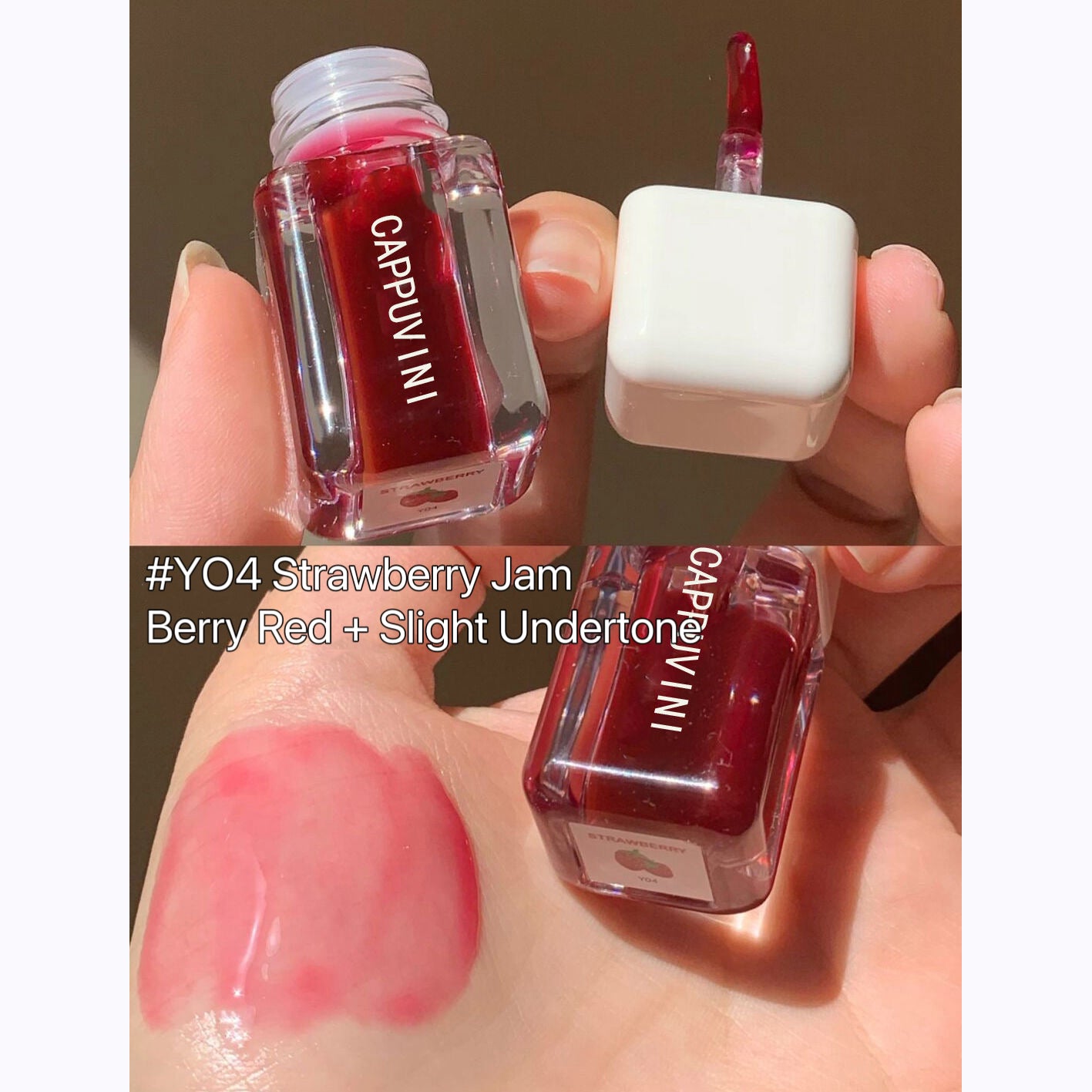 The secret to jelly lips, transparent lip gloss to moisturize and nourish pouty lips