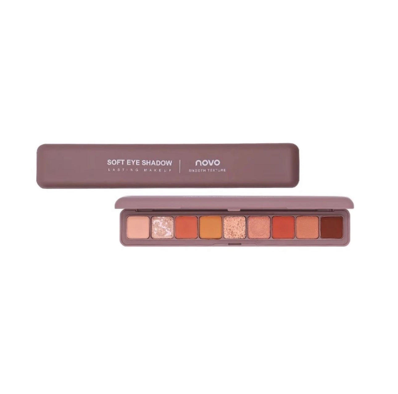 NOVO eye shadow palette makeup-free waterproof earth-color pearlescent matte glitter