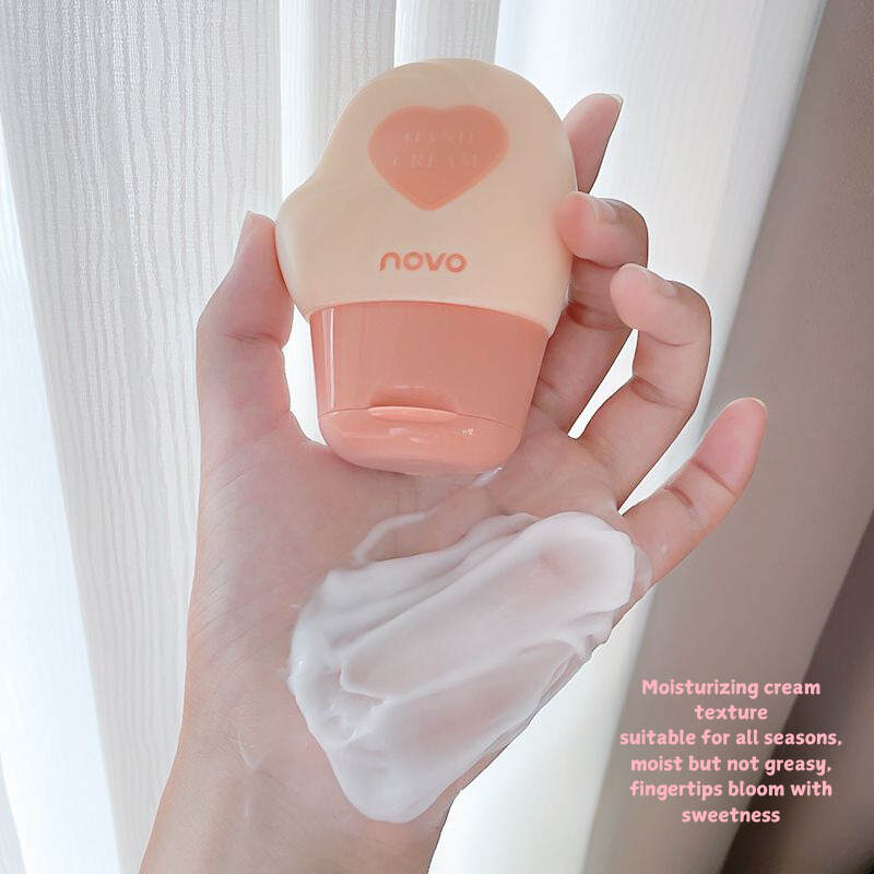 NOVO Hand Cream for Women - Moisturizing, Hydrating, Repairing, Improves Roughness, Non-Greasy, Compact and Portable, Ideal for Students