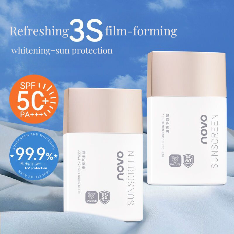 NOVO Sunscreen: UV Protection, Isolation, 2-in-1 Anti-Aging, Long-Lasting Sunscreen Lotion, Refreshing and Non-Greasy.