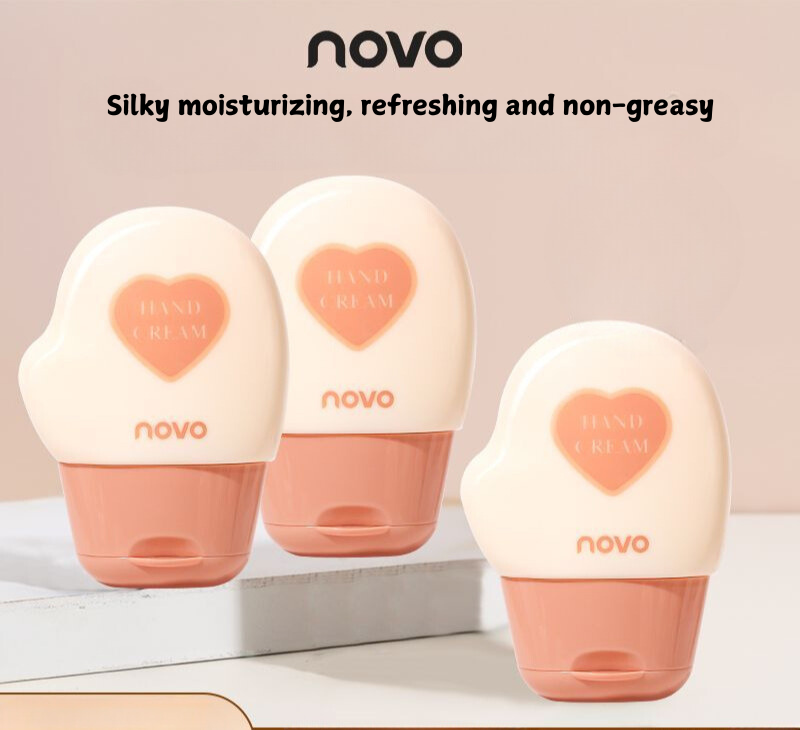 NOVO Hand Cream for Women - Moisturizing, Hydrating, Repairing, Improves Roughness, Non-Greasy, Compact and Portable, Ideal for Students