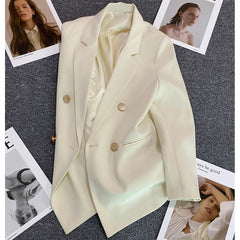 Temperament New Korean Version of British Style High-Quality Textured Blazer