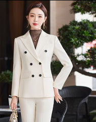 Blazer suit white HSN:SKU:H0005