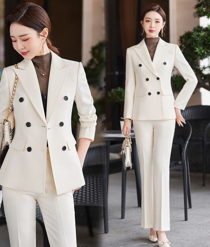 Blazer suit white HSN:SKU:H0005